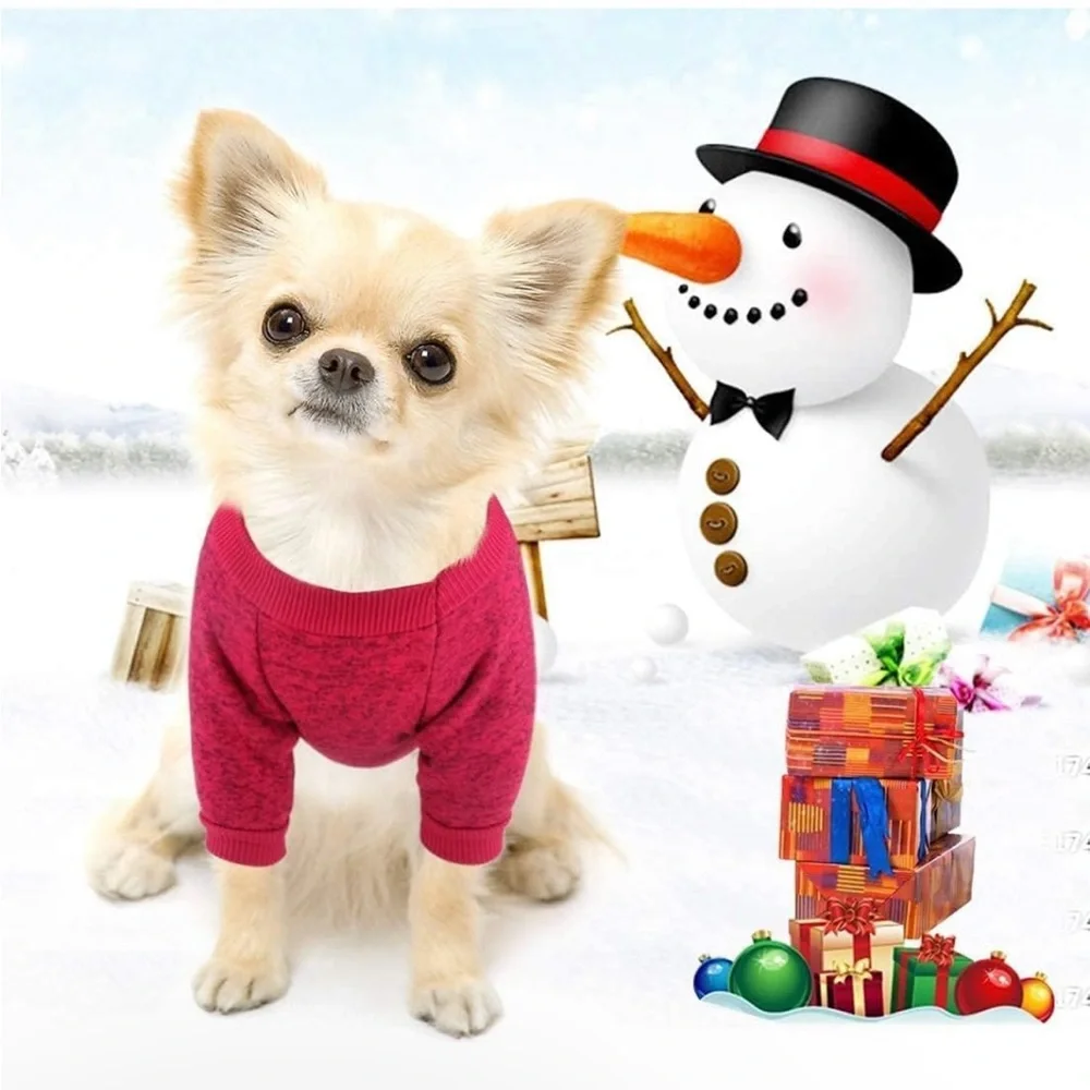 Warm and thick dog and cat sweater, for winter